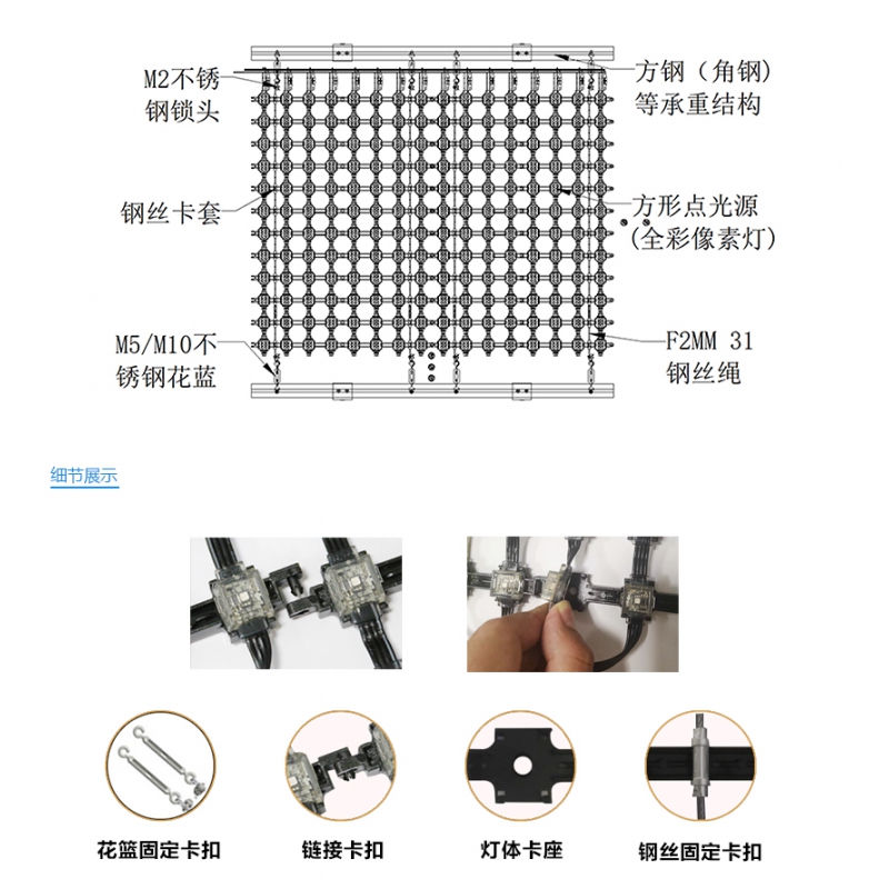 P38.5 LED 網格屏，LED網格軟屏，戶外LED網格屏